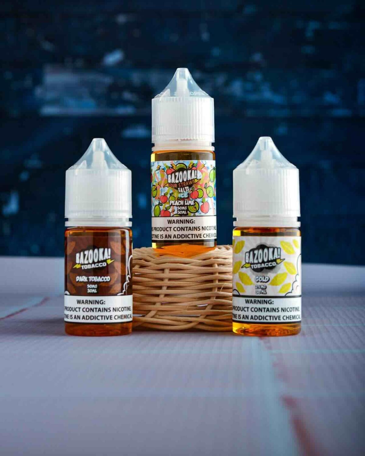 BAZOOKA 3 BOTTLES BUNDLE SALT 30ML | عرض بازوكا بريميم ليكويد 30 مل BAZOOKA 3 BOTTLES BUNDLE SALT 30ML | عرض بازوكا بريميم ليكويد 30 مل