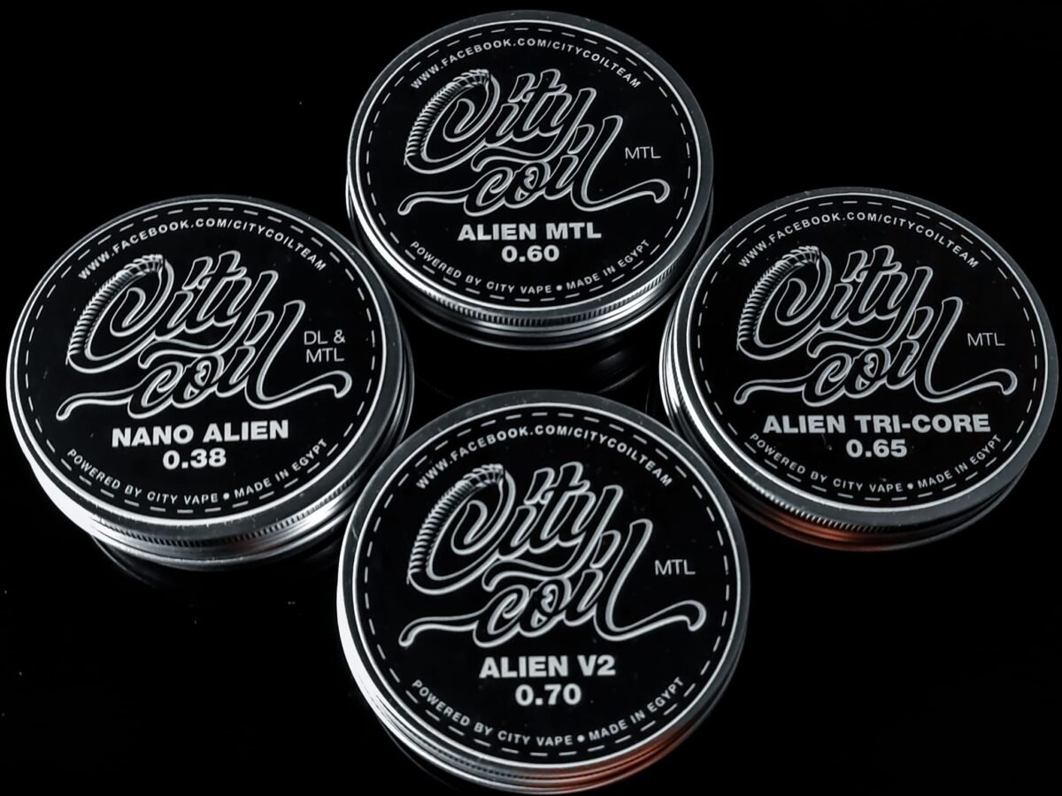 CITY COIL MTL/DL NANO ALIEN 0.38 OHM BOX OF 2 COILS | سيتي كويل ريبلد