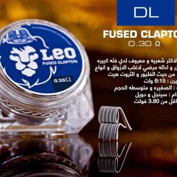 LEO FUSED CLAPTON COIL DL 0.30 OHM | ليو كويل