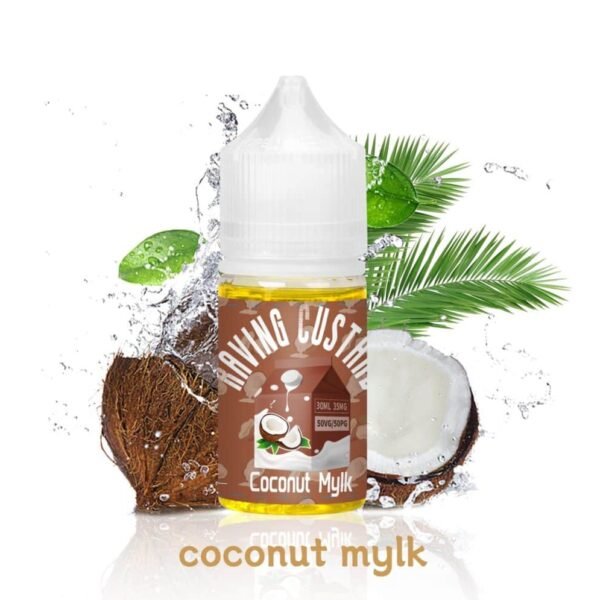 RAVING CUSTARD COCONUT MYLK SALT BY ASMODUS | ليكويد رافينج كاسترد