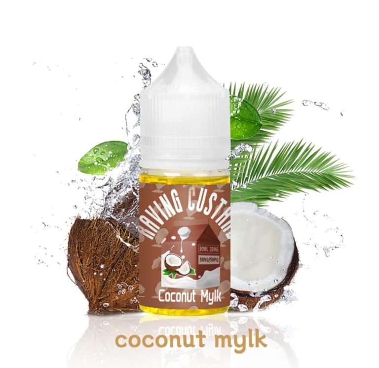 RAVING CUSTARD COCONUT MYLK SALT BY ASMODUS | ليكويد رافينج كاسترد